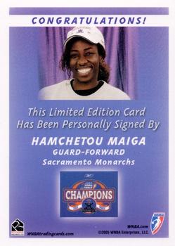 2006 Rittenhouse WNBA - Autographs #NNO Hamchetou Maiga Back
