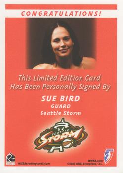 2006 Rittenhouse WNBA - Autographs #NNO Sue Bird Back