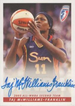 2006 Rittenhouse WNBA - Autographs #NNO Taj McWilliams-Franklin Front