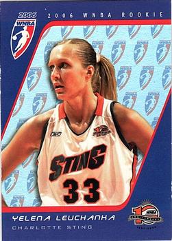 2006 Rittenhouse WNBA - Rookies #RC29 Yelena Leuchanka Front