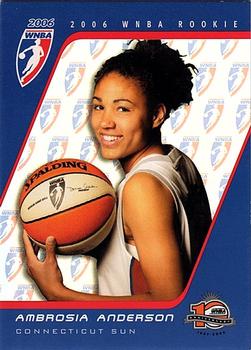 2006 Rittenhouse WNBA - Rookies #RC16 Ambrosia Anderson Front