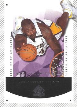 2002-03 SP Authentic #38 Shaquille O'Neal Front