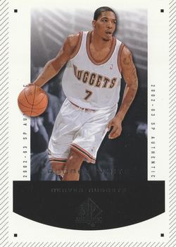 2002-03 SP Authentic #20 Rodney White Front