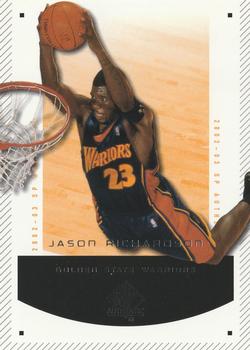 2002-03 SP Authentic #25 Jason Richardson Front