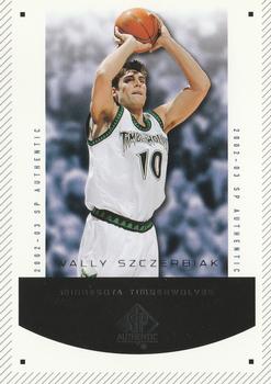 2002-03 SP Authentic #49 Wally Szczerbiak Front
