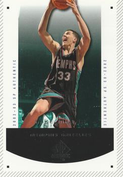 2002-03 SP Authentic #67 Mike Miller Front