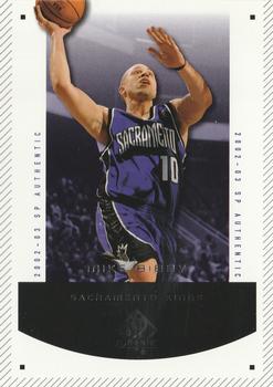 2002-03 SP Authentic #78 Mike Bibby Front