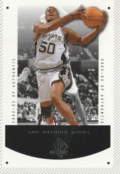 2002-03 SP Authentic #83 David Robinson Front