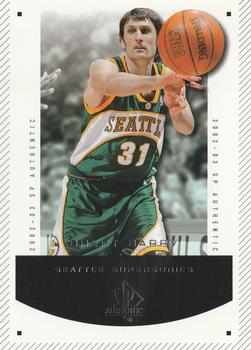 2002-03 SP Authentic #88 Brent Barry Front