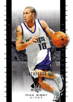 2002-03 SP Authentic #117 Mike Bibby Front