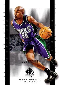 2002-03 SP Authentic #130 Gary Payton Front