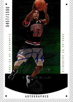 2002-03 SP Authentic #144 Jay Williams Front