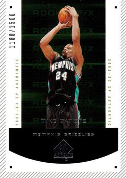 2002-03 SP Authentic #198 Mike Batiste Front