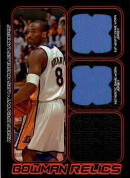 2006-07 Bowman - Relics Dual #BDR-KB Kobe Bryant Front