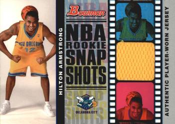 2006-07 Bowman - Rookie Snapshots Relics #RSR-HA Hilton Armstrong Front