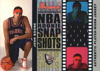 2006-07 Bowman - Rookie Snapshots Relics #RSR-JB Josh Boone Front