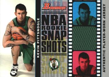 2006-07 Bowman - Rookie Snapshots Relics #RSR-KP Kevin Pittsnogle Front