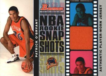 2006-07 Bowman - Rookie Snapshots Relics #RSR-PO Patrick O'Bryant Front
