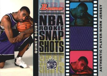 2006-07 Bowman - Rookie Snapshots Relics #RSR-QD Quincy Douby Front