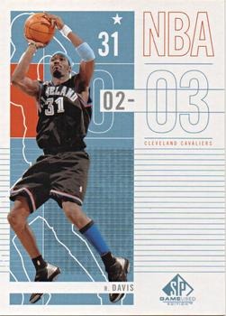 2002-03 SP Game Used #18 Ricky Davis Front