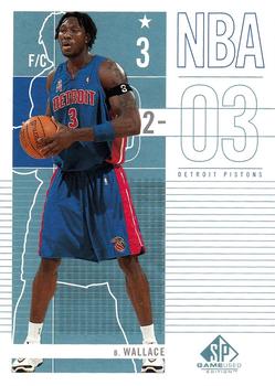 2002-03 SP Game Used #28 Ben Wallace Front