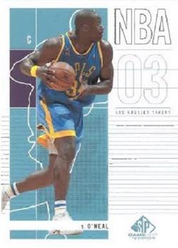2002-03 SP Game Used #43 Shaquille O'Neal Front
