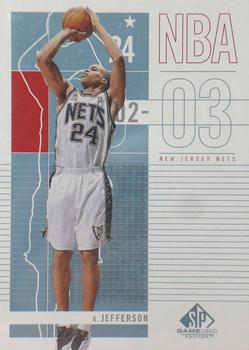 2002-03 SP Game Used #61 Richard Jefferson Front