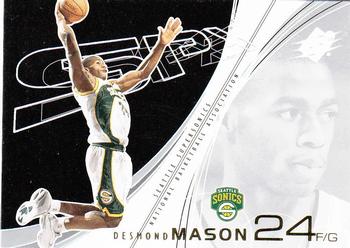2002-03 SPx #81 Desmond Mason Front