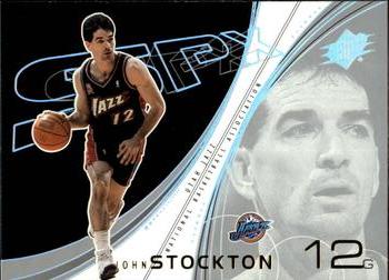 2002-03 SPx #86 John Stockton Front