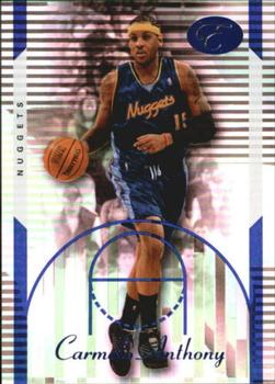 2006-07 Bowman Elevation - Blue #15 Carmelo Anthony Front