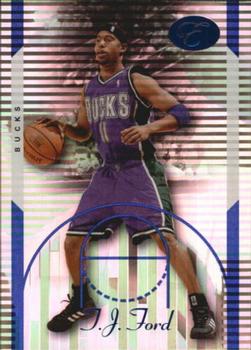 2006-07 Bowman Elevation - Blue #41 T.J. Ford Front