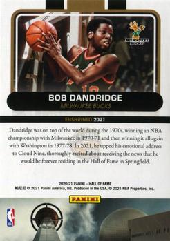 2021 Panini Basketball Hall of Fame #NNO Bob Dandridge Back