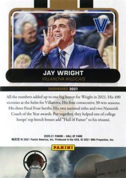 2021 Panini Basketball Hall of Fame #NNO Jay Wright Back