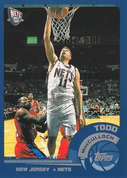 2002-03 Topps #42 Todd MacCulloch Front