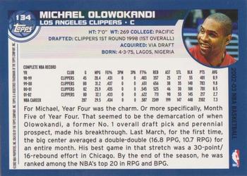 2002-03 Topps #134 Michael Olowokandi Back