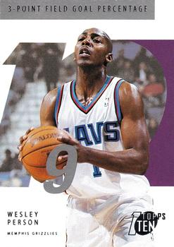 2002-03 Topps Ten #79 Wesley Person Front