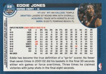 2002-03 Topps Chrome #23 Eddie Jones Back