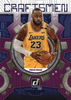 2021-22 Donruss - Craftsmen Press Proof Purple #3 LeBron James Front