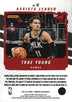 2021-22 Donruss - Production Line Press Proof #10 Trae Young Back