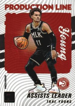 2021-22 Donruss - Production Line Press Proof #10 Trae Young Front