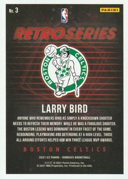 2021-22 Donruss - Retro Series #3 Larry Bird Back