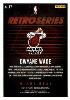 2021-22 Donruss - Retro Series #17 Dwyane Wade Back