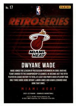 2021-22 Donruss - Retro Series Press Proof #17 Dwyane Wade Back