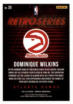 2021-22 Donruss - Retro Series Press Proof #20 Dominique Wilkins Back