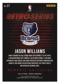 2021-22 Donruss - Retro Series Press Proof #27 Jason Williams Back