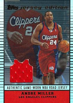 2002-03 Topps Jersey Edition #JEALM Andre Miller Front
