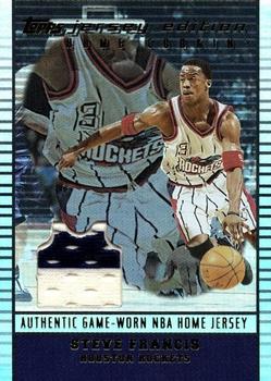 2002-03 Topps Jersey Edition #JESFR Steve Francis Front