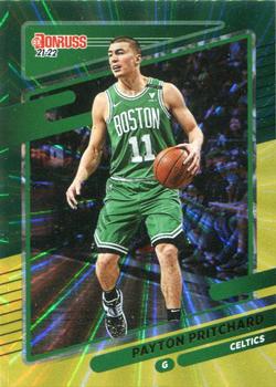 2021-22 Donruss - Holo Green and Yellow Laser #2 Payton Pritchard Front