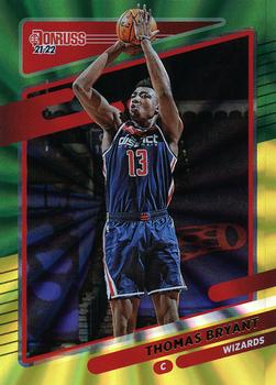 2021-22 Donruss - Holo Green and Yellow Laser #7 Thomas Bryant Front