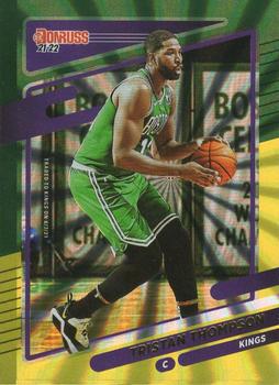 2021-22 Donruss - Holo Green and Yellow Laser #10 Tristan Thompson Front
